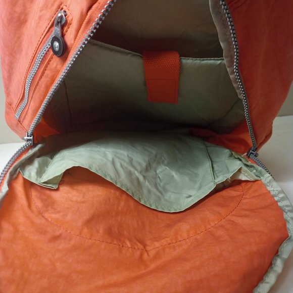 KIPLING Pink backpack book bag laptop sleeve folder divider shoulder straps bags - Picture 4 of 12